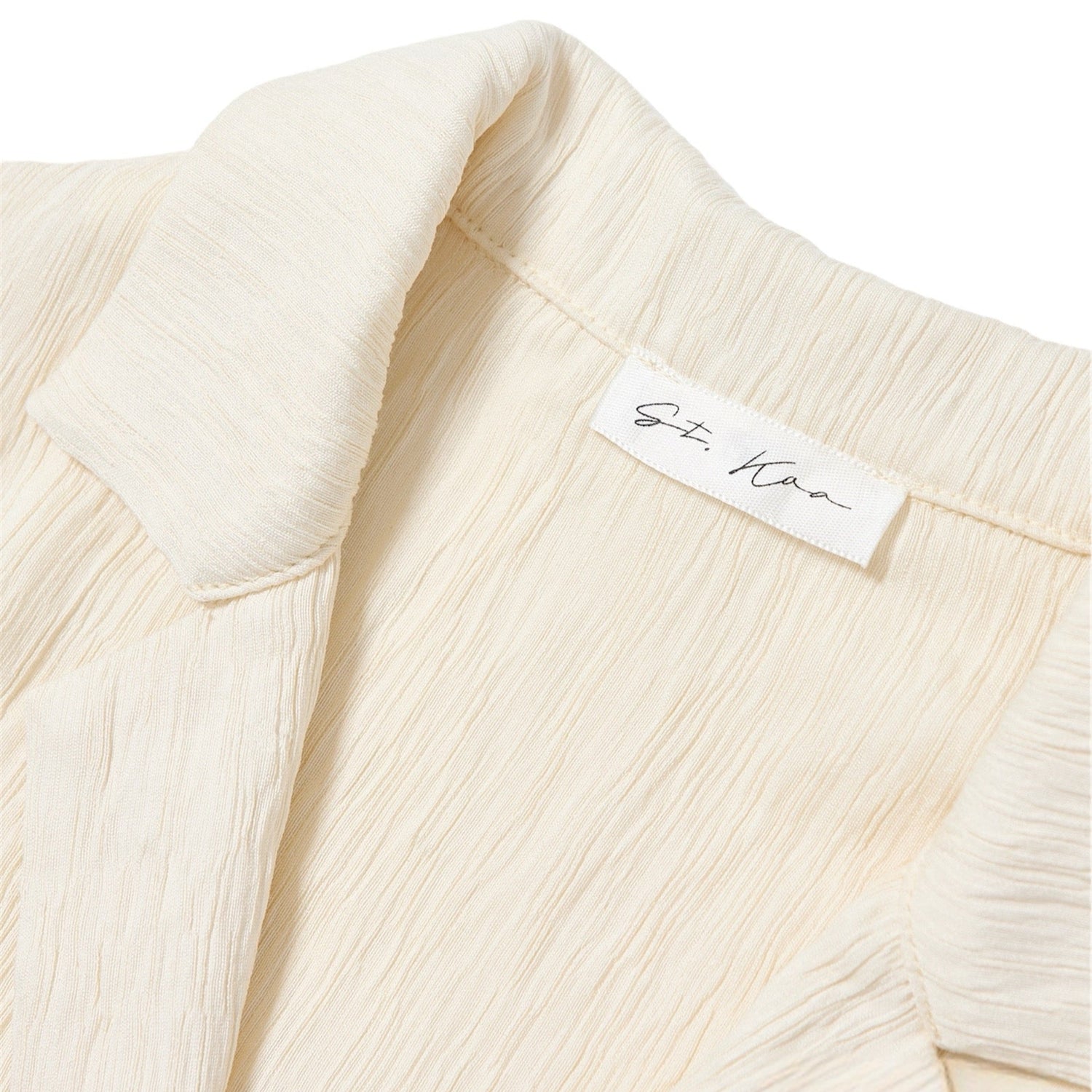 Beige Textured Shirt