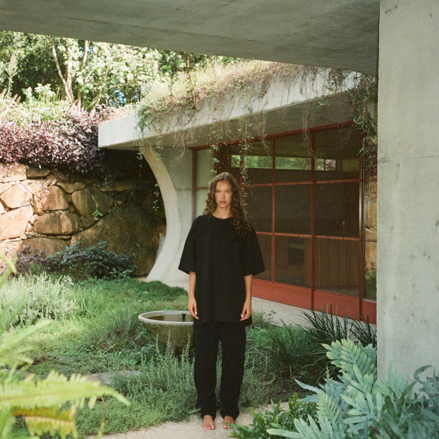 Black Oversized Tee